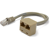 StarTech.com 2-till-1 RJ45 splitterkabeladapter