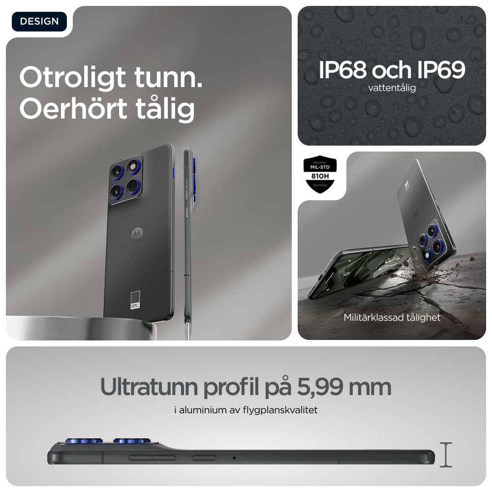 Motorola edge 70 - 512 GB - Grå