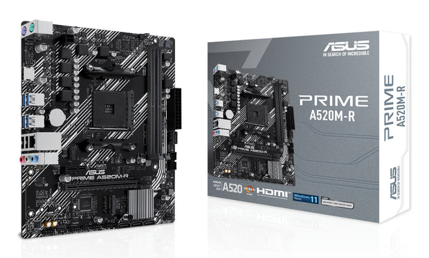 ASUS PRIME A520M-R AMD A520 Uttag AM4 micro ATX