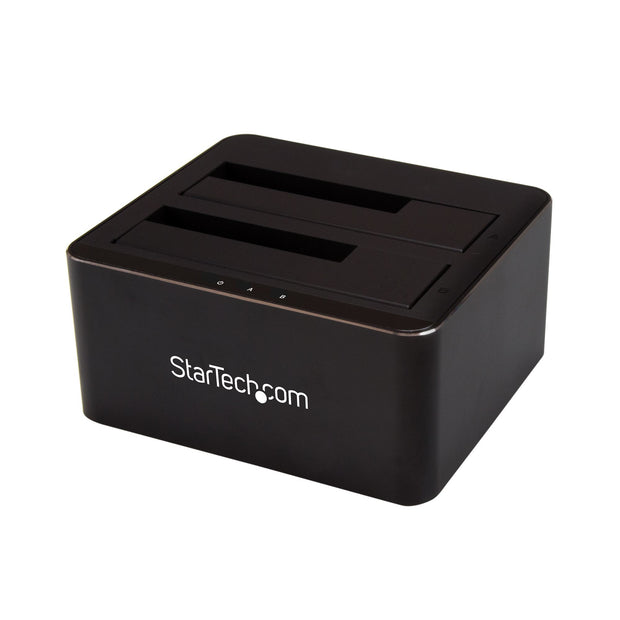 StarTech.com Dual Bay SATA HDD dockningsstation för 2 x 2,5 / 3,5" SATA SSD / HDD