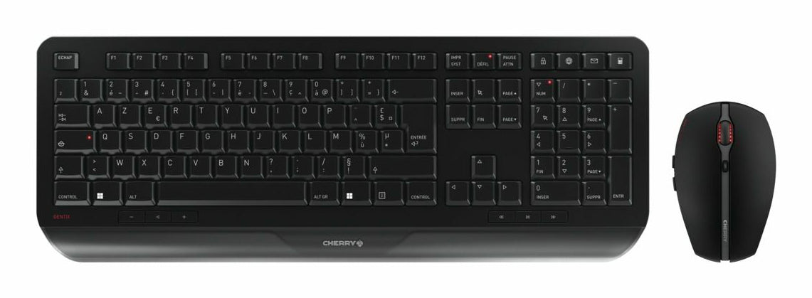 CHERRY JD-7000FR-2 tangentbord Mus inkluderad Hem / Kontor RF Trådlös AZERTY Fransk
