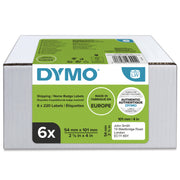 DYMO Stora LabelWriter-originalfraktetiketter/-namnetiketter