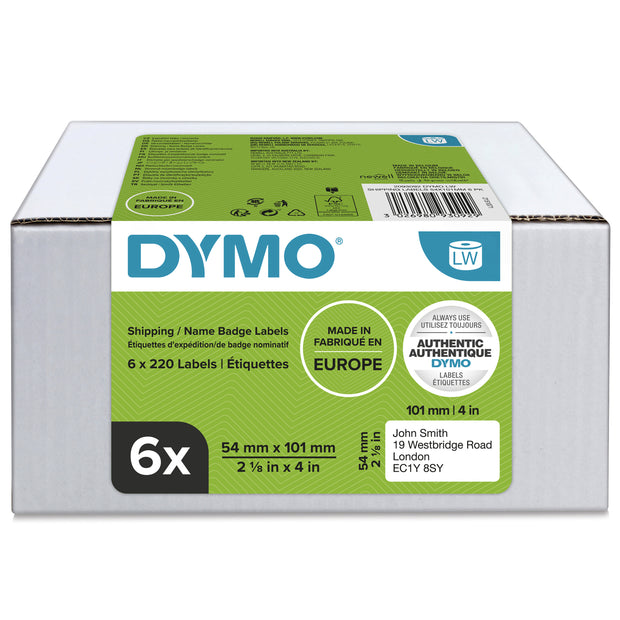 DYMO Stora LabelWriter-originalfraktetiketter/-namnetiketter