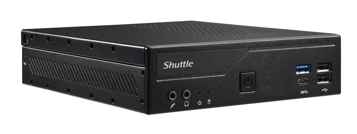 Shuttle DH610 datorhölje & moderkort 1,3L storlek PC Svart LGA 1700
