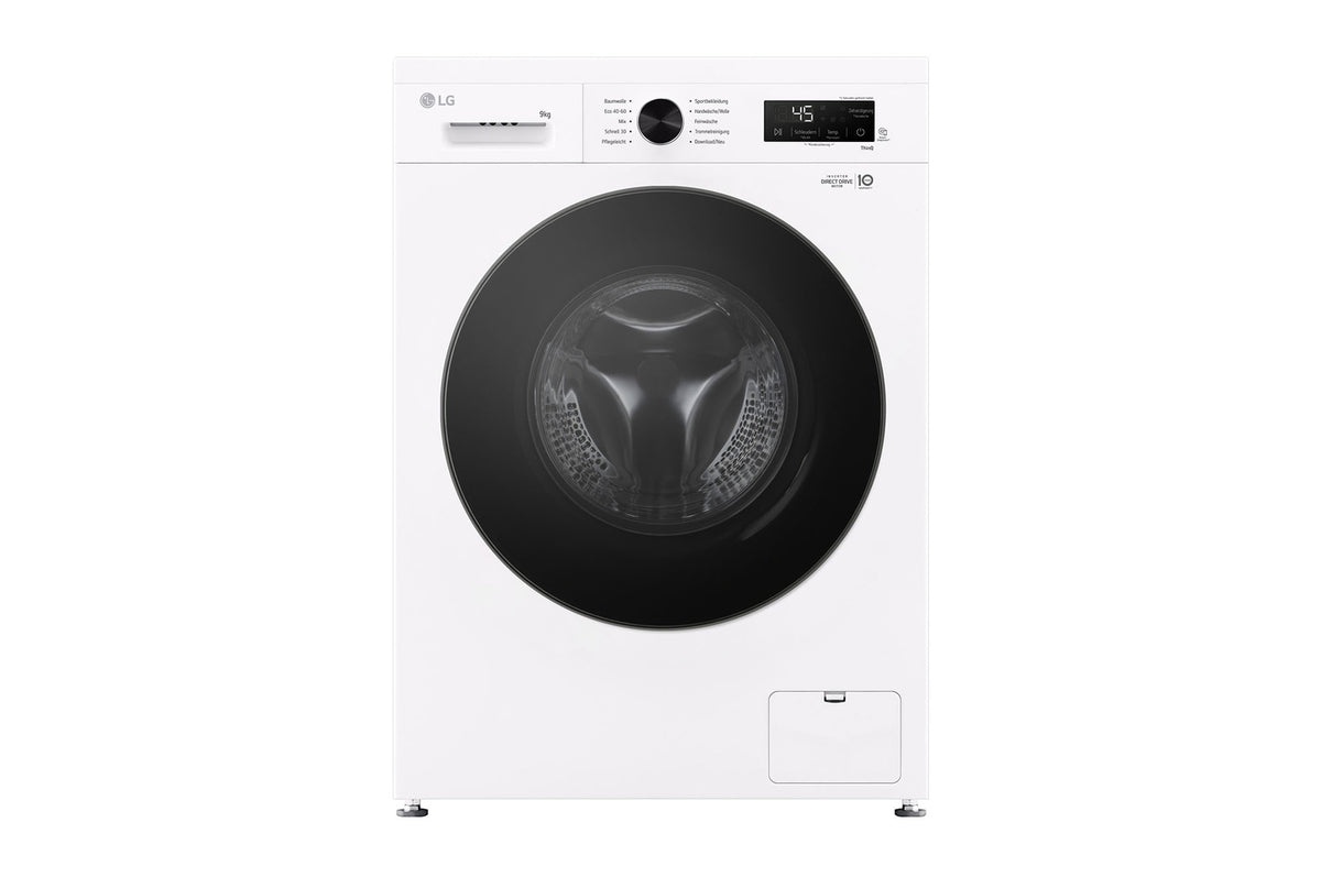 LG F4WB309Y tvättmaskin Frontmatad 9 kg 1400 RPM Vit