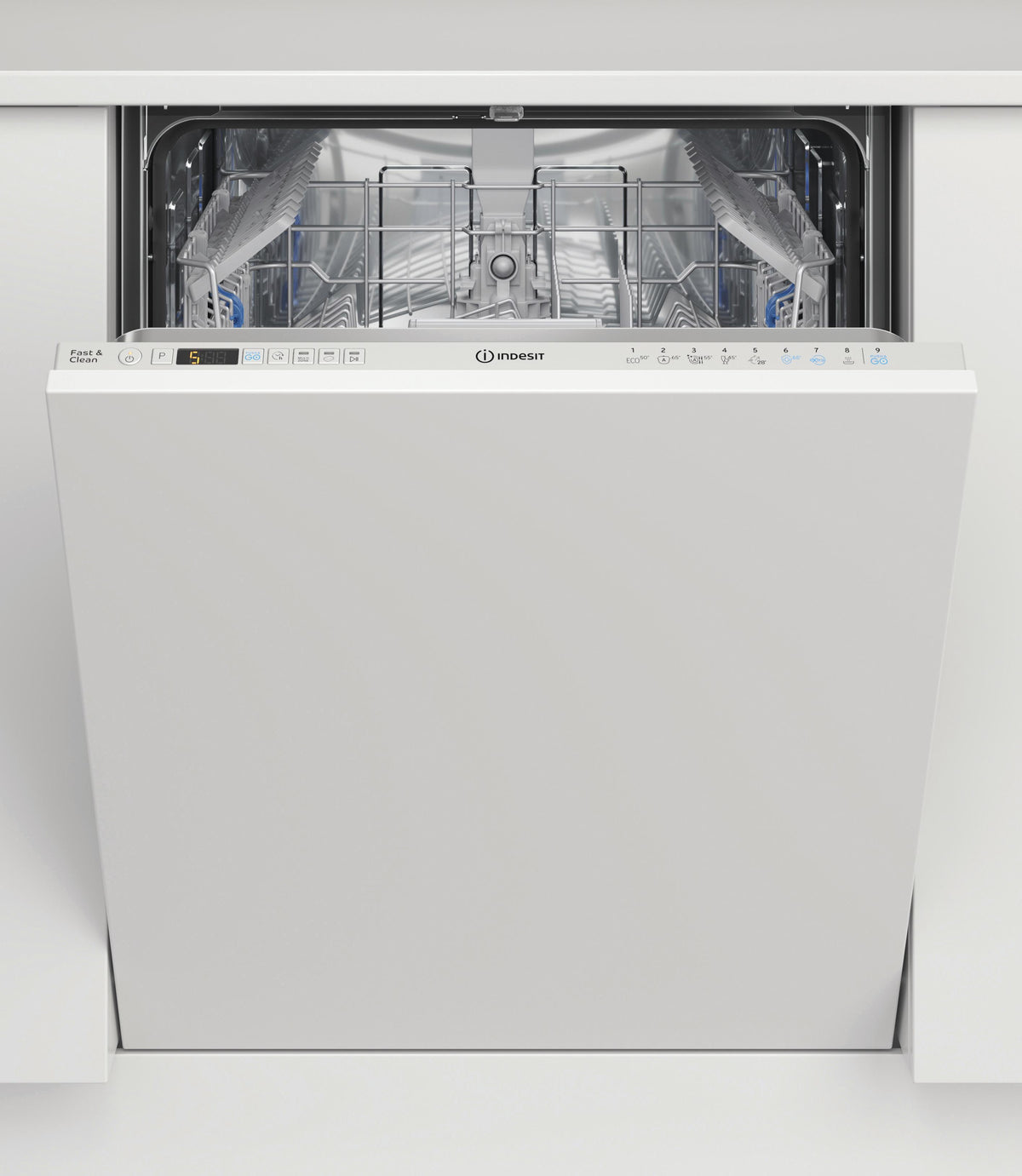 Indesit ID3I D741O Helt integrerad 14 kuvert