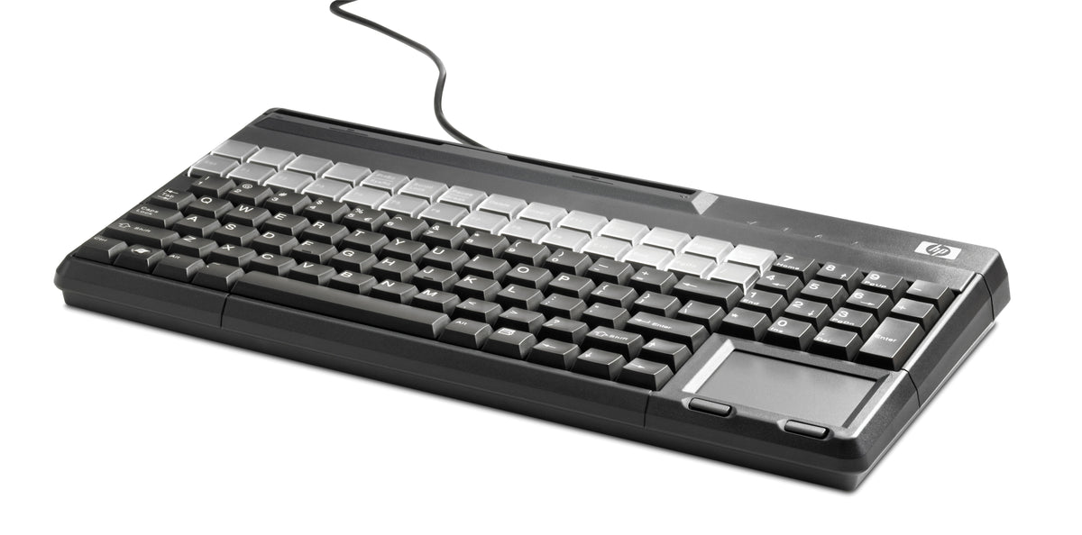 HP POS USB VISTA MSR KEYBOARD. tangentbord Kontor Svart