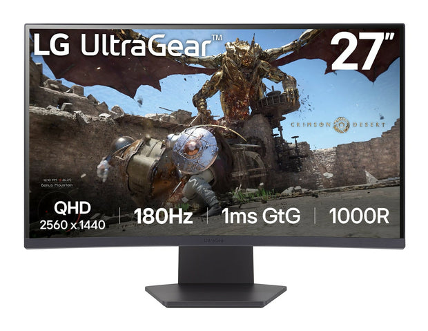 LG 27GS60QC-B skärm