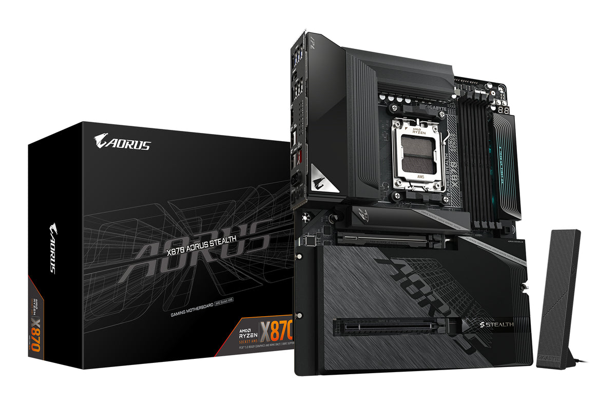 GIGABYTE X870 AORUS STEALTH AMD X870 AM5-sockel ATX