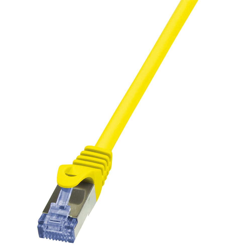 LogiLink 0.5m Cat.6A 10G S/FTP nätverkskablar Gul 0,5 m Cat6a S/FTP (S-STP)