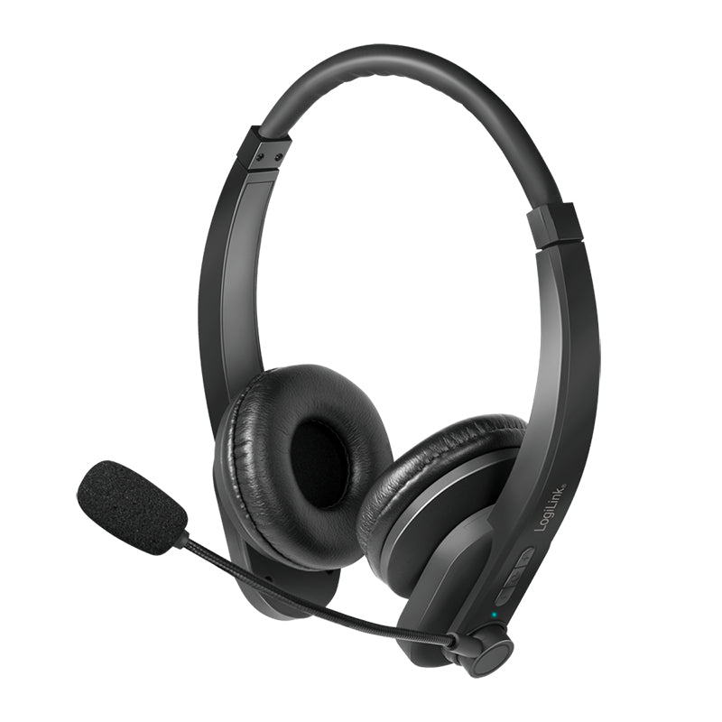 LogiLink BT0060 hörlur och headset Trådlös Huvudband Kontor/callcenter