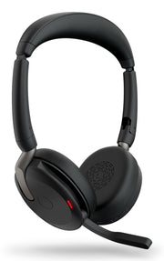 Jabra Evolve2 65 Flex Headset Trådlös Huvudband Kontor/callcenter USB Type-C