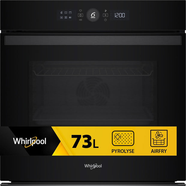 Whirlpool WOI4S8PM0SBA 73 l Svart ugnar