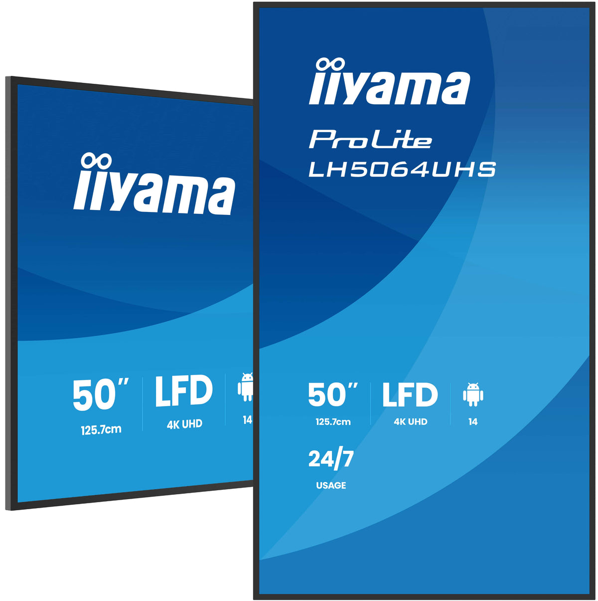 iiyama LH5064UHS-B1AG skyltställ Platt skärm för digital skyltning