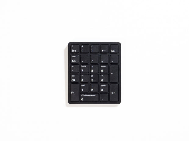 Mousetrapper NumPad numeriskt tangentbord Universal RF Trådlös Svart