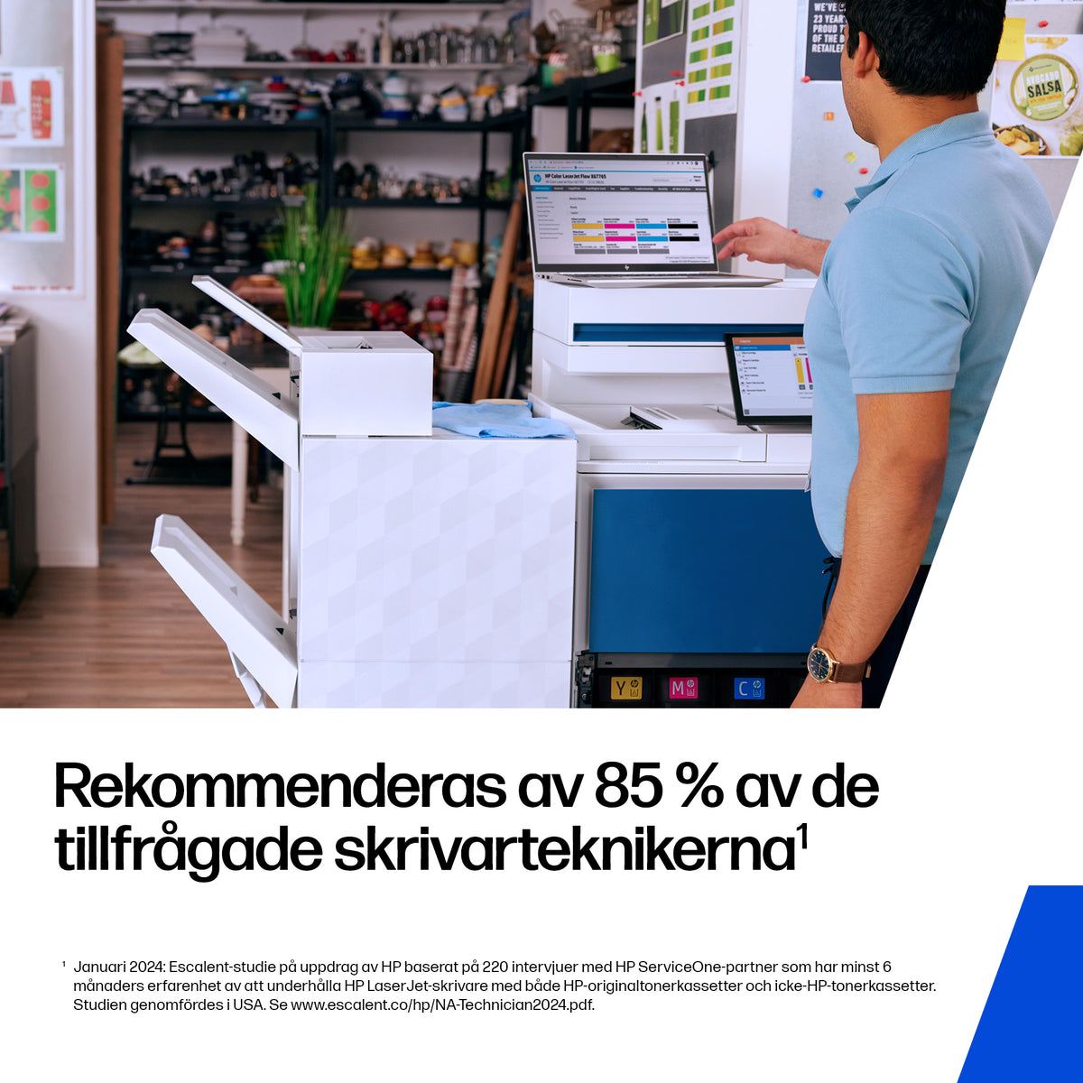 HP 55X svart LaserJet-tonerkassett med hög kapacitet