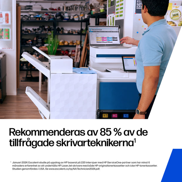 HP 55X svart LaserJet-tonerkassett med hög kapacitet