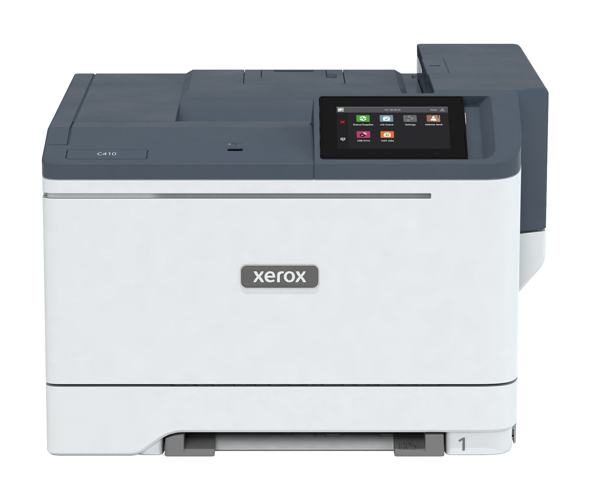 Xerox VersaLink C410 A4 40 sid/min dubbelsidig skrivare välj PS3 PCL5e/6 2 magasin