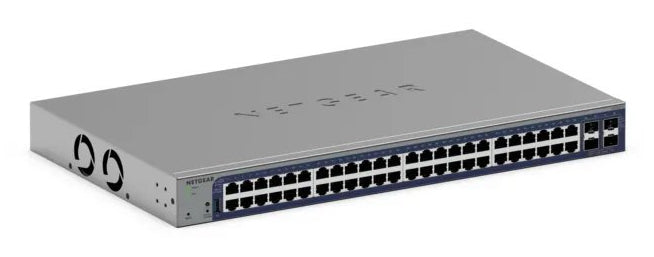 NETGEAR GS752TX hanterad Gigabit Ethernet (10/100/1000) 1U Grå
