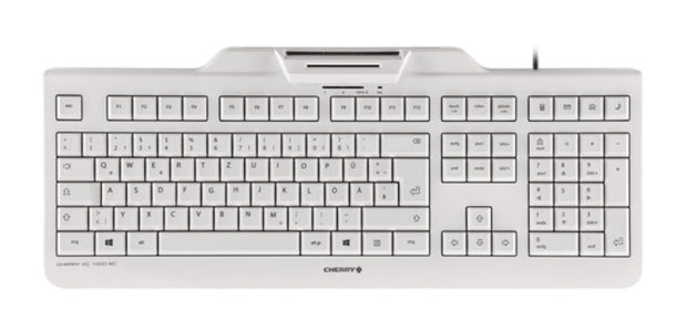 CHERRY KC 1000 SC tangentbord USB schweizisk Grå