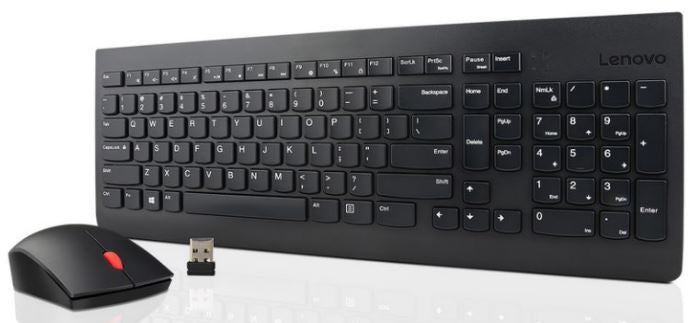 Lenovo 4X30M39472 tangentbord Mus inkluderad RF Trådlös tyska Svart