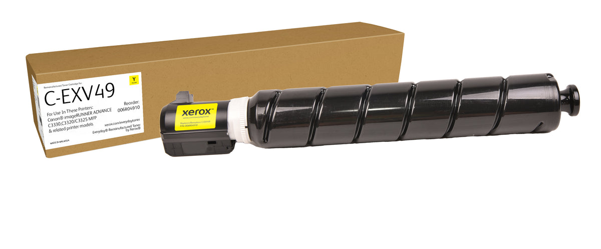 Everyday Gul Remanufactured Toner by Xerox compatible with Canon C-EXV49 (8527B002)