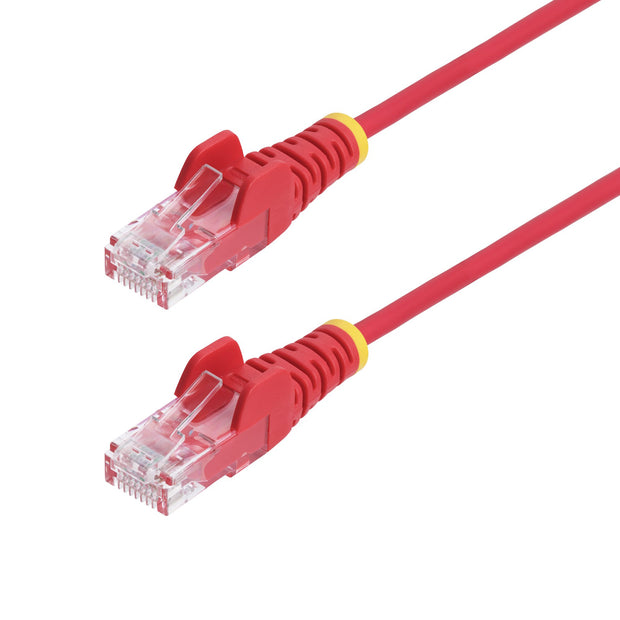 StarTech.com 15 m röd smal CAT6 Ethernet-kabel