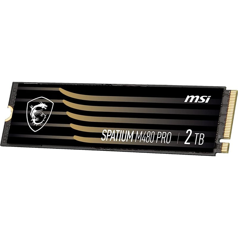 MSI Spatium M480 PRO PCIE 4.0 NVME M.2 SSD-disk