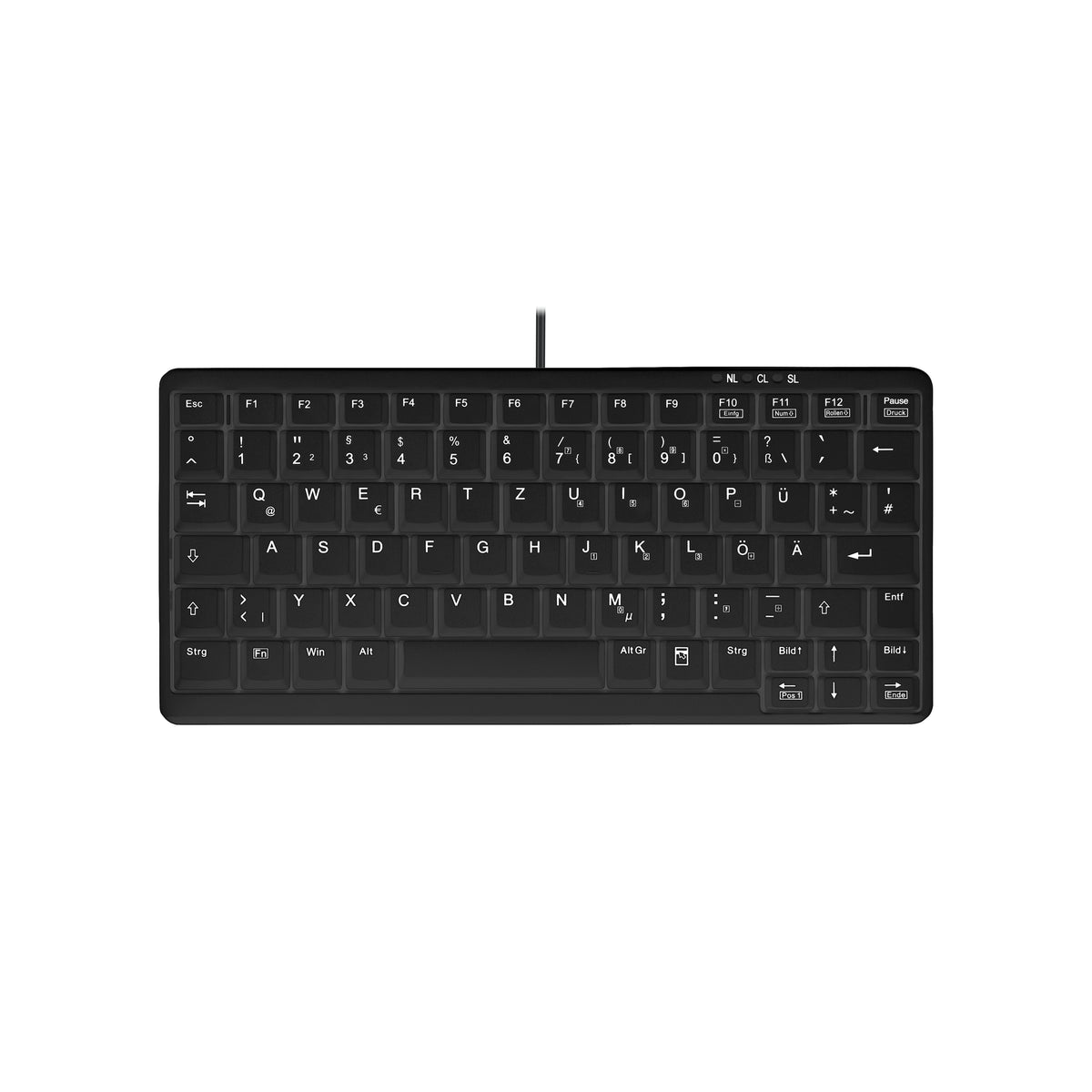Contour Design Active Key AK-4100-U tangentbord Industriell USB tyska Svart