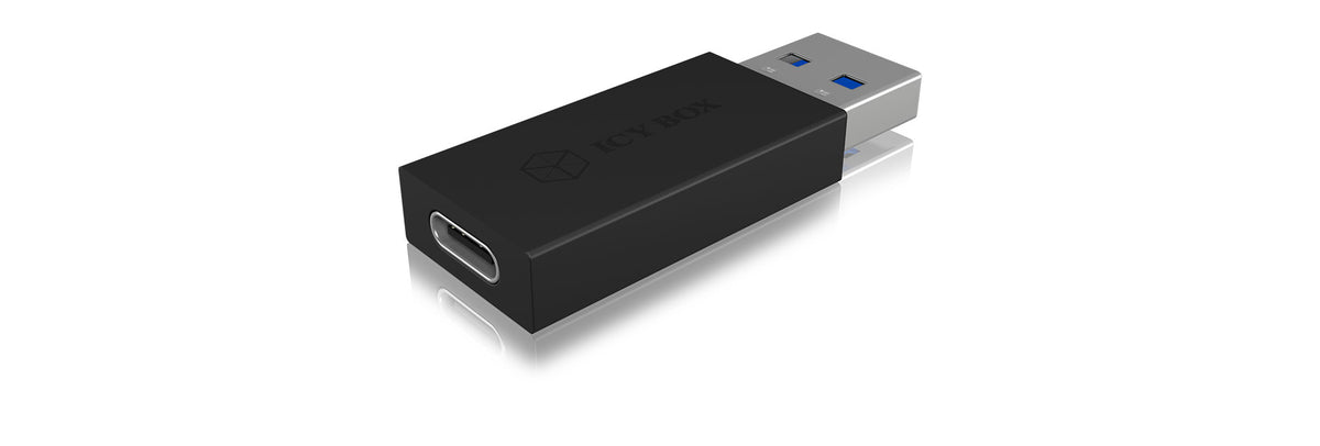 ICY BOX IB-CB015 USB Type-C 3.1 (Gen 2) USB Type-A 3.1 (Gen 2) Svart