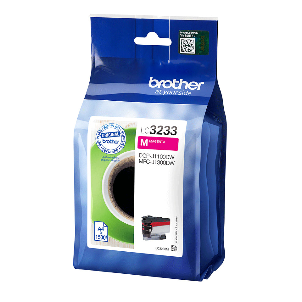 Brother LC3233M bläckpatroner Original Standardavkastning Magenta