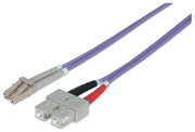 Intellinet 750929 InfiniBand och fiberoptisk kabel 2 m LC SC Violett