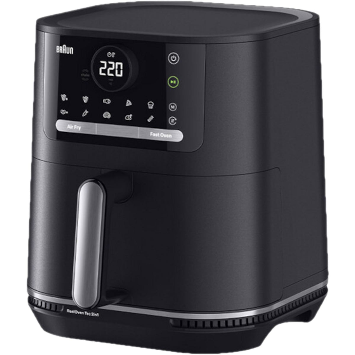 Braun HF5050 Single 6 l Fristående 2000 W Varmluftsfritös Svart