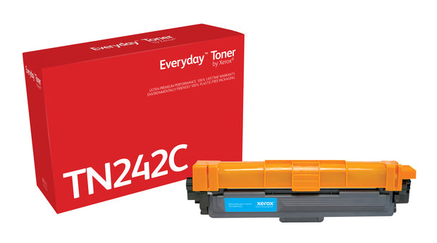 Everyday Cyan Toner by Xerox compatible with Brother TN242C
