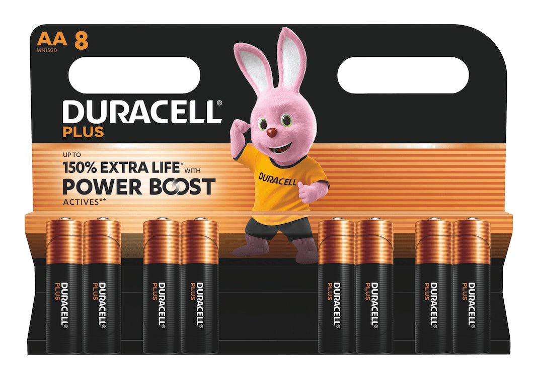 Duracell Plus Engångsbatteri AA Alkalisk hushållsbatterier