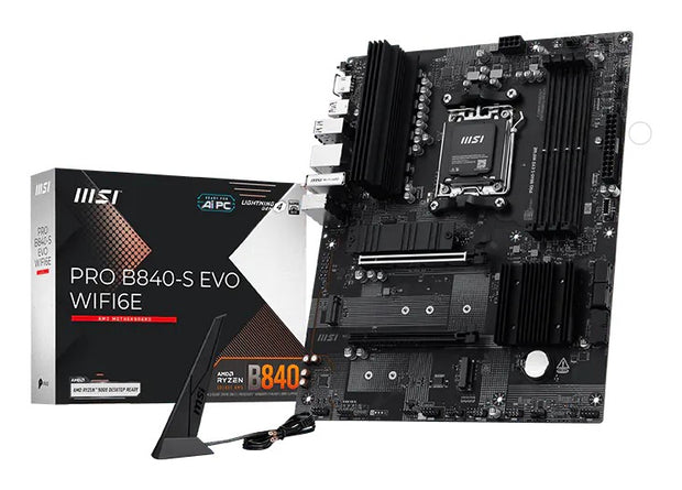 MSI Pro B840-S EVO WIFI6E AMD B840 AM5-sockel ATX