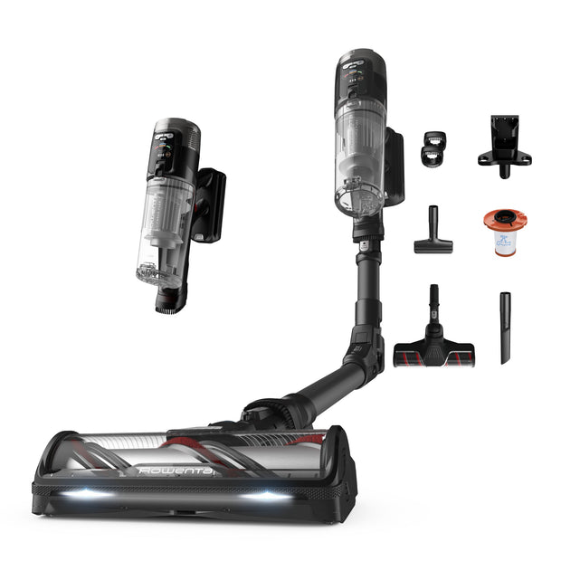 Rowenta X-Force Flex RH9L55E0 upprättstående dammsugare och elektrisk sopborste Skaftdammsugare