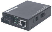 Intellinet 507349 mediakonverterare för nätverk 1000 Mbit/s 1310 nm Enkelläge Svart