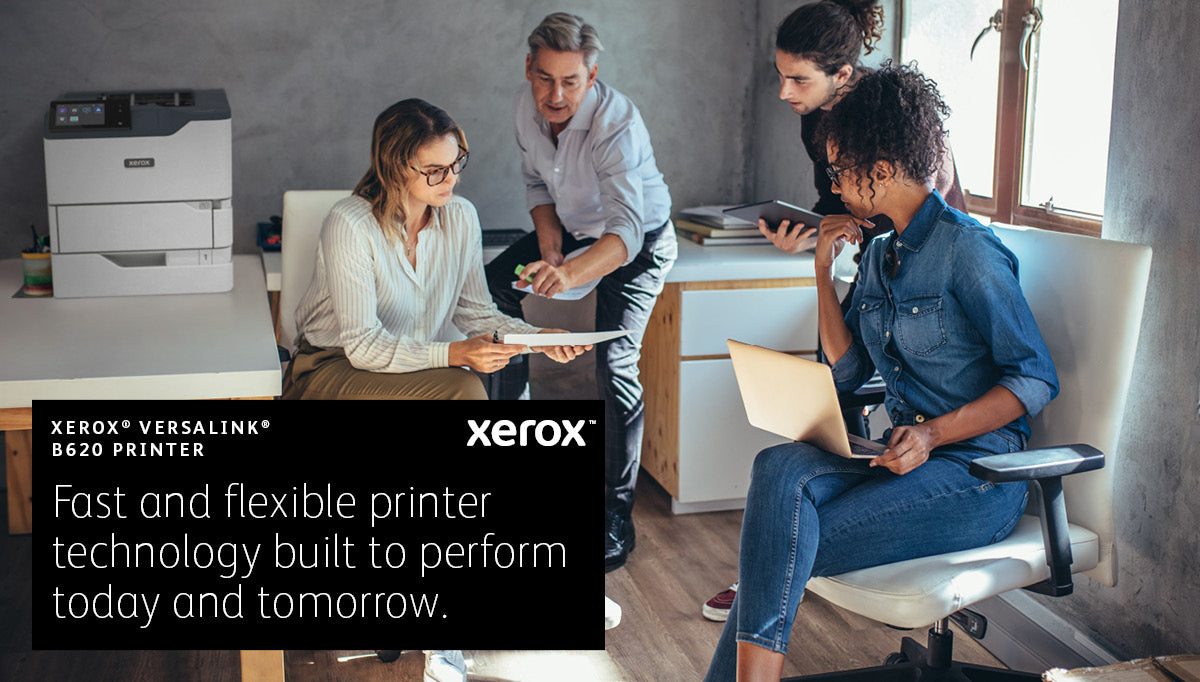 Xerox VersaLink B620 A4 61 sid/min dubbelsidig skrivare PS3 PCL5e/6 2 magasin Totalt