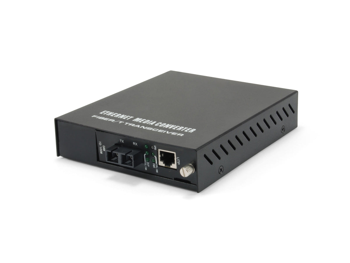 LevelOne FVM-1101 mediakonverterare för nätverk 100 Mbit/s 1310 nm Svart - 1x100M