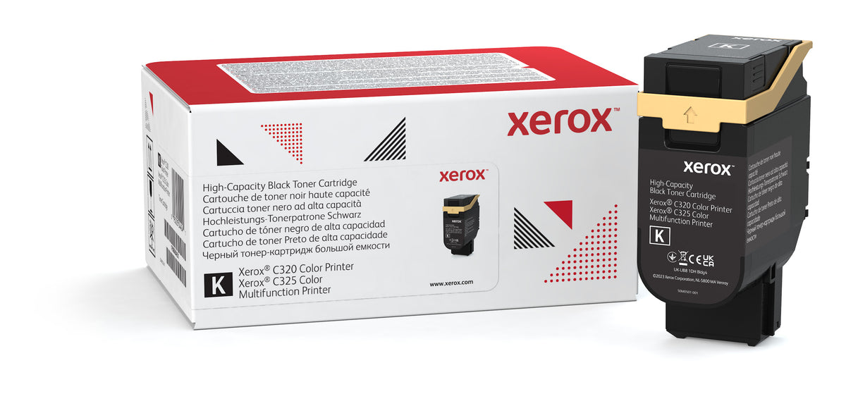 Xerox C320/C325 svart tonerkassett
