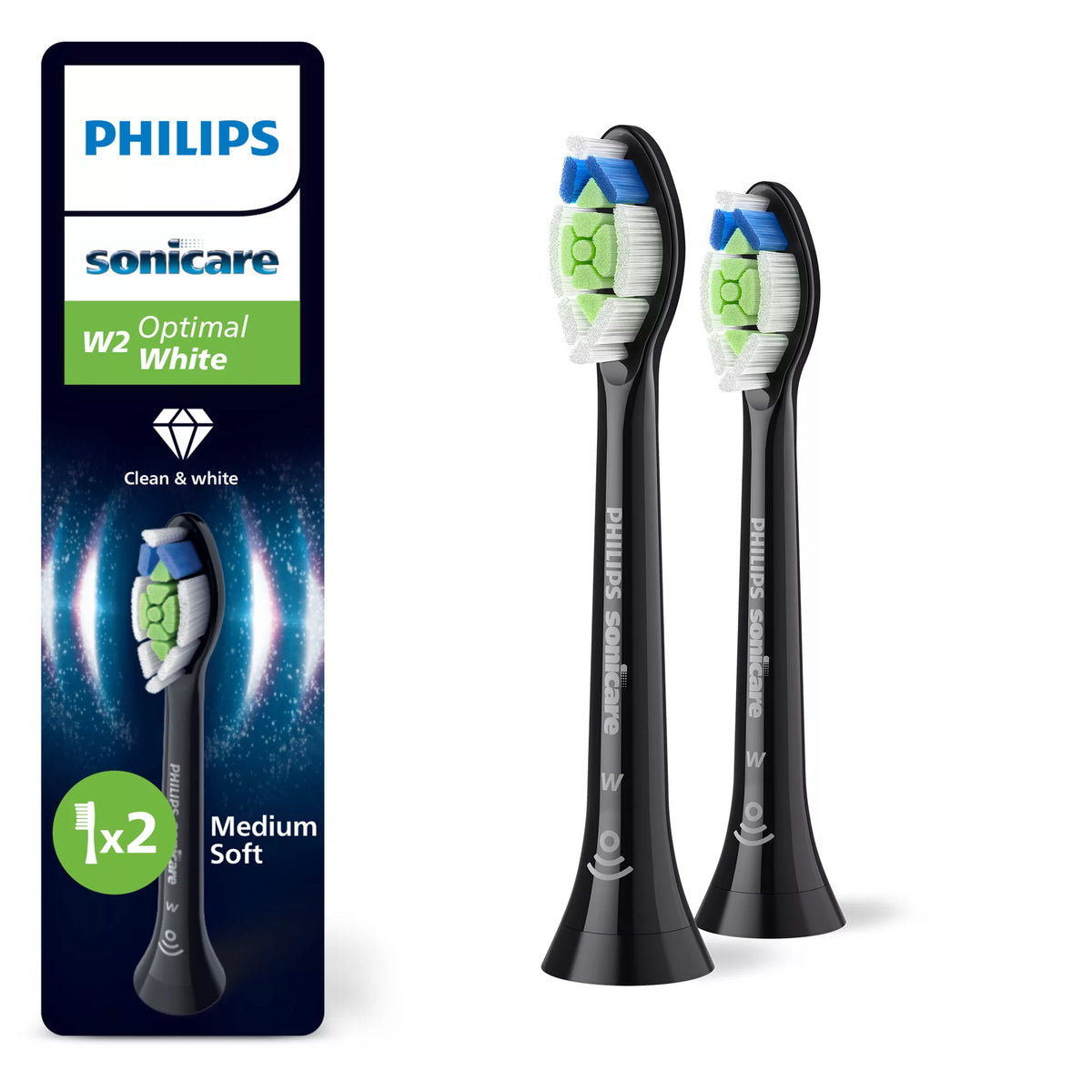 Philips Sonicare Optimal White HX6062/88 2-pack borsthuvuden