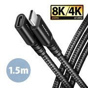 Axagon BUCM32-CF15AB USB-kablar USB 3.2 Gen 2x2 1,5 m USB C 20 Gbit/s 240 W Svart