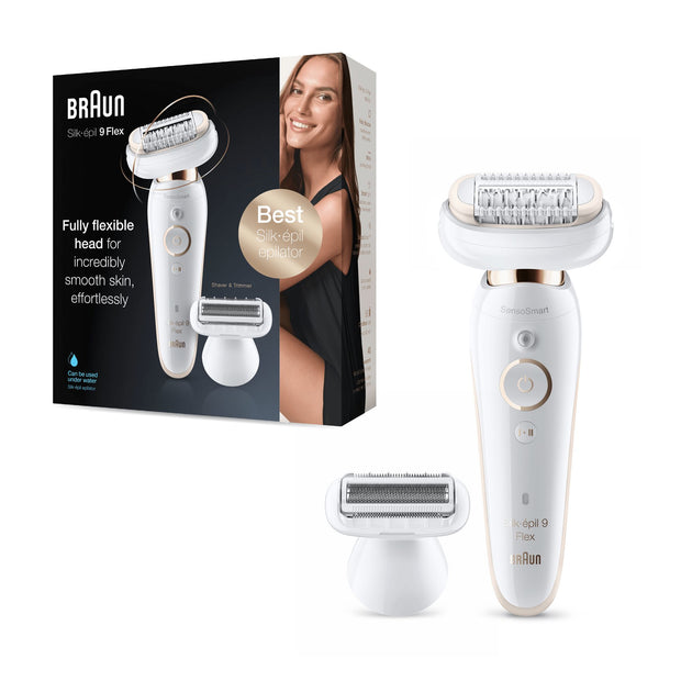 Braun Silk-épil 9 81688635 epilatorer 40 pincetter Vit