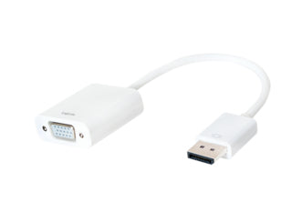 LogiLink CV0059B videokabeladapter 0,15 m VGA (D-Sub) DisplayPort Vit