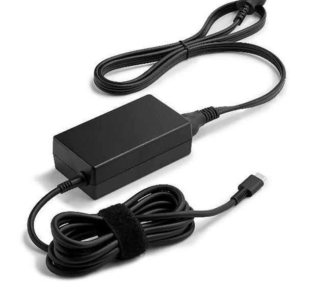 HP Poly USB-C 65W Power Adapter and Power Cord Kit Svart