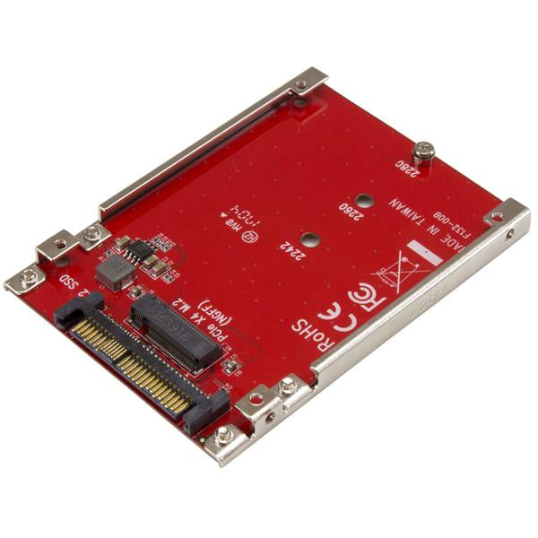StarTech.com M.2 enhet till U.2 (SFF-8639) värdadapter för M.2 PCIe NVMe SSD-enheter