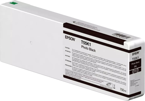 Epson Singlepack Photo Black T55K100 UltraChrome HDX/HD 700ml