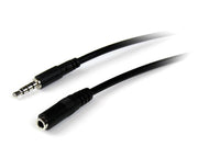StarTech.com 1m 3.5mm/3.5mm ljudkabel 3,5mm Svart