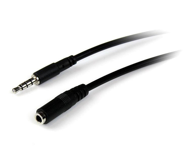 StarTech.com 1m 3.5mm/3.5mm ljudkabel 3,5mm Svart